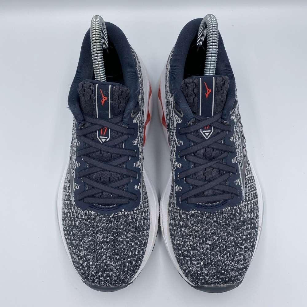 Mizuno Wave Inspire 17 Navy White Red Enerzy Running Shoes Women's 8 J1GD211359 - Picture 4 of 8